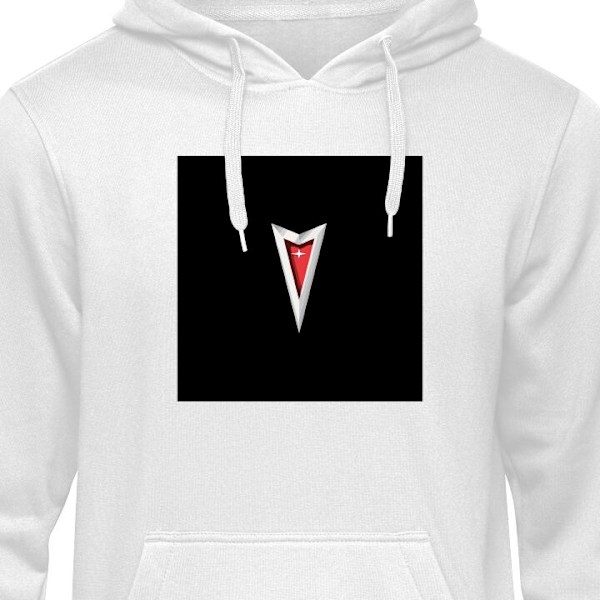 Hoodie för Vuxen | Bekväm Huvtröja Bil vit S