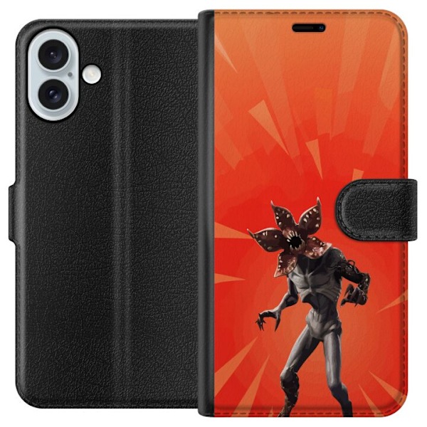 Apple iPhone 16 Plus Tegnebogsetui Fortnite - Demogorgon