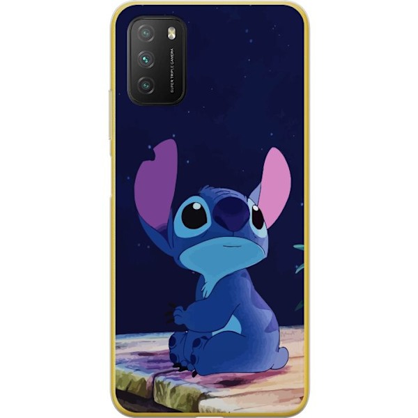 Xiaomi Poco M3  Genomskinligt Skal Stitch Stjärnor