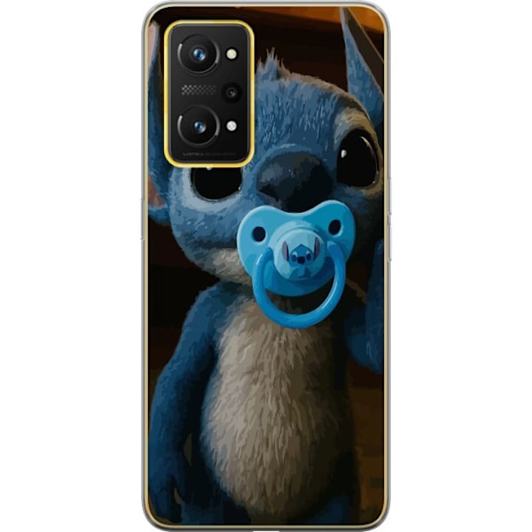 Realme GT Neo 3T Läpinäkyvä kuori Stitch & Napp - vauvateem