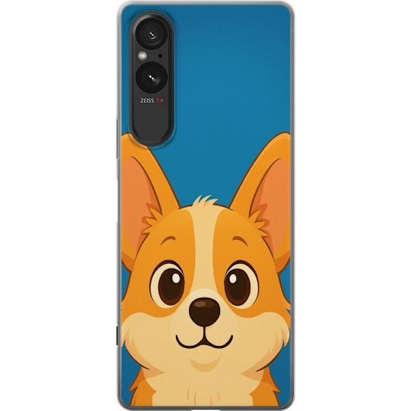 Sony Xperia 10 VI Genomskinligt Skal Hello Corgi