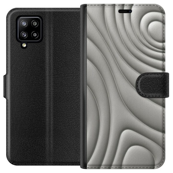 Samsung Galaxy A42 5G Plånboksfodral Silver Waves