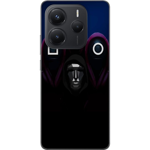 Xiaomi Redmi Note 14 Läpinäkyvä kuori Squid Game Kausi 3 Uudet Ikoni Suosittu Sarja TV Motiivi Aasialainen Draama Trendikäs Graafinen Suunnittelu