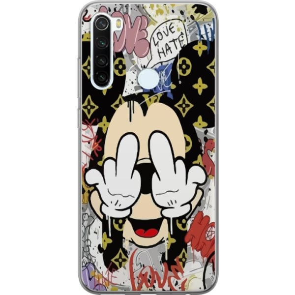 Xiaomi Redmi Note 8 Gennemsigtig cover Mickey Mouse