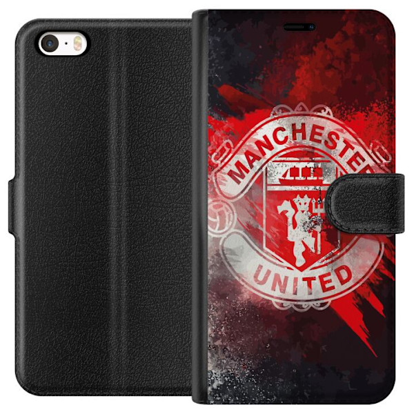 Apple iPhone SE (2016) Lompakkokotelo Manchester United F.C.