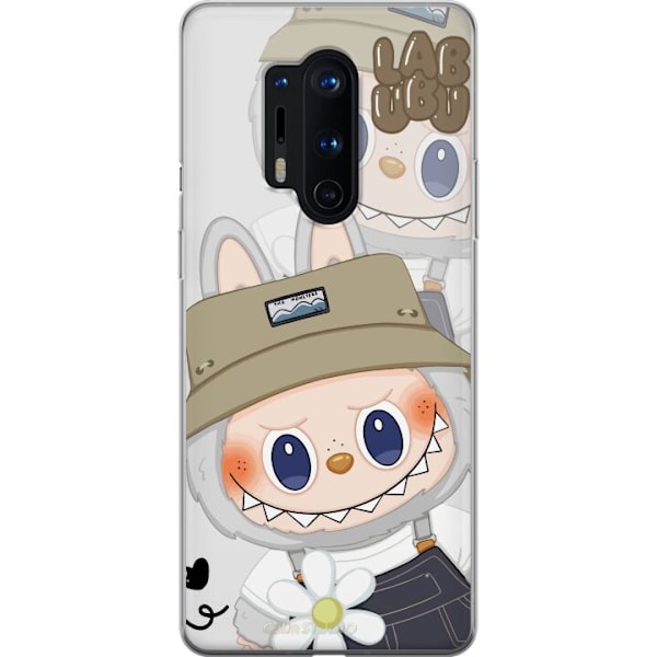 OnePlus 8 Pro Läpinäkyvä kuori Labubu Minimal Mood - Yksink