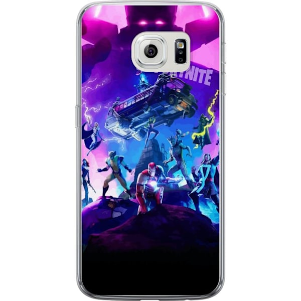 Samsung Galaxy S6 edge Gennemsigtig cover Fortnite