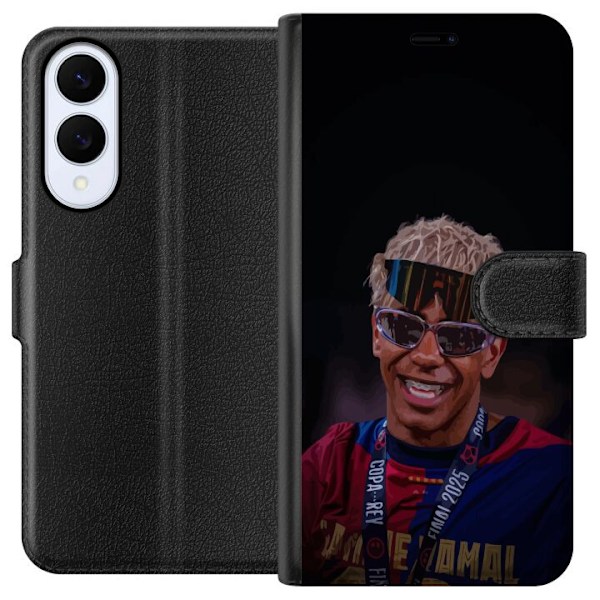 Samsung Galaxy S25 Edge Tegnebogsetui Lamine Yamal mobiltaske i elegant sportsdesign