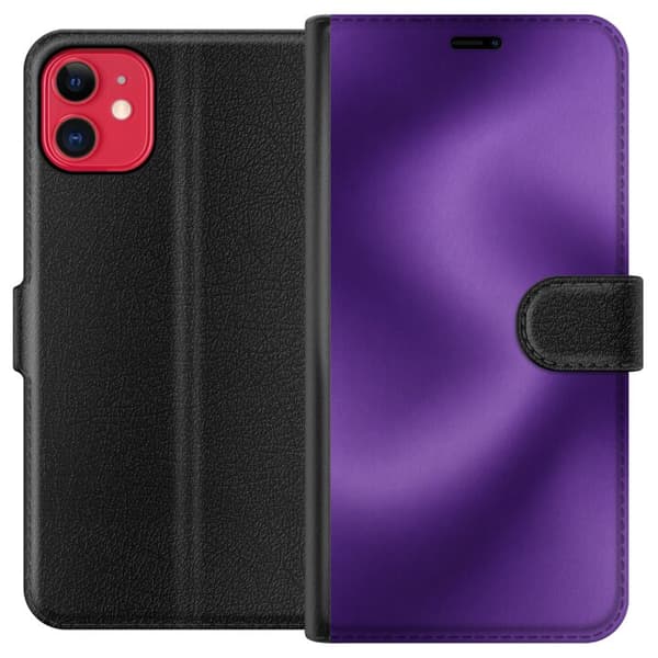 Kompatibel Tegnebogsetui til Apple iPhone 11 Lilla dis lilla