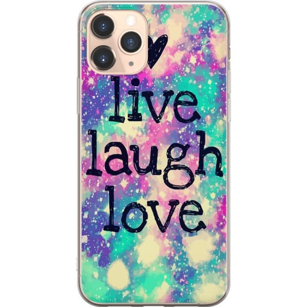 Kompatibelt Mobilskal till Apple iPhone 11 Pro Live Laugh Love