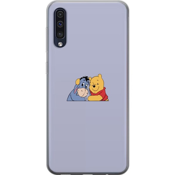 Samsung Galaxy A50 Läpinäkyvä kuori Nalle Puh ja Ihaa