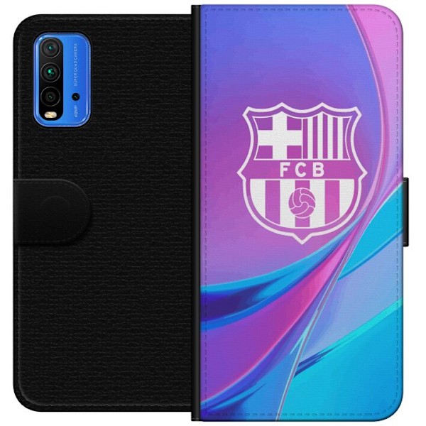 Xiaomi Redmi Note 9 4G Plånboksfodral FC Barcelona