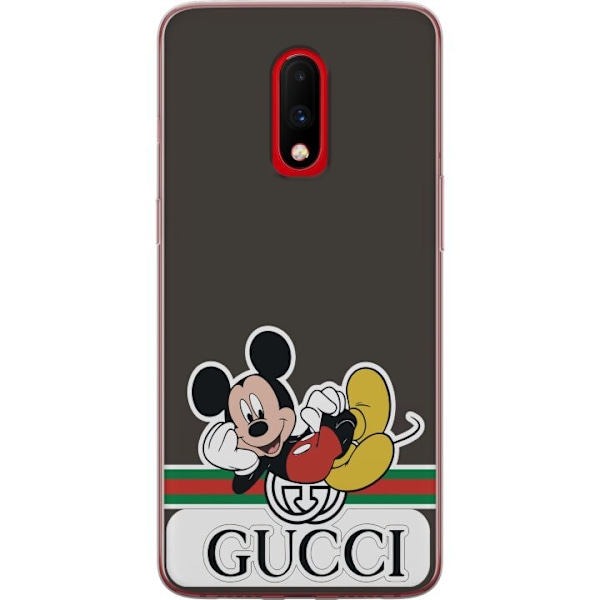 OnePlus 7 Gennemsigtig cover Gucci Musse Pig