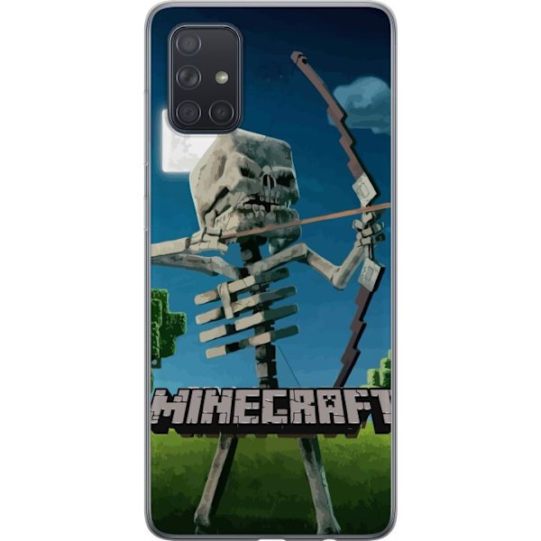 Samsung Galaxy A71 Läpinäkyvä kuori A Minecraft Movie
