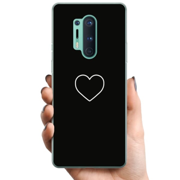 OnePlus 8 Pro TPU Matkapuhelimen kuori Sydän
