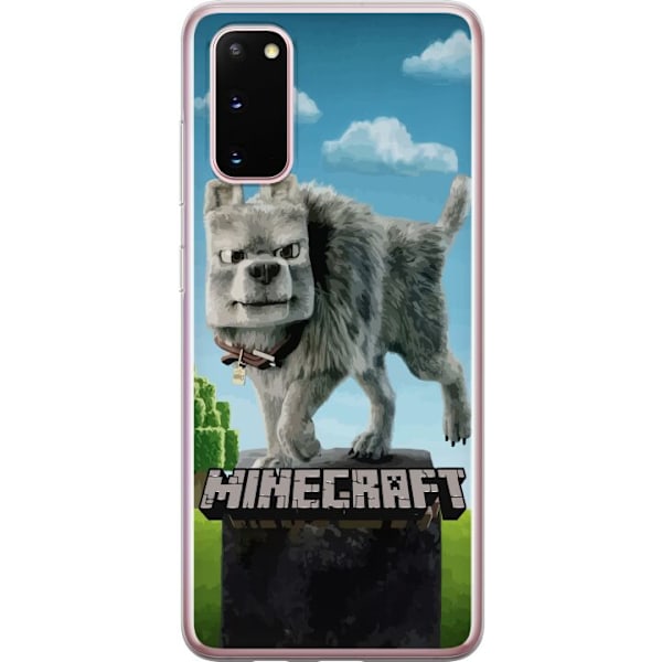 Samsung Galaxy S20 Läpinäkyvä kuori A Minecraft Movie