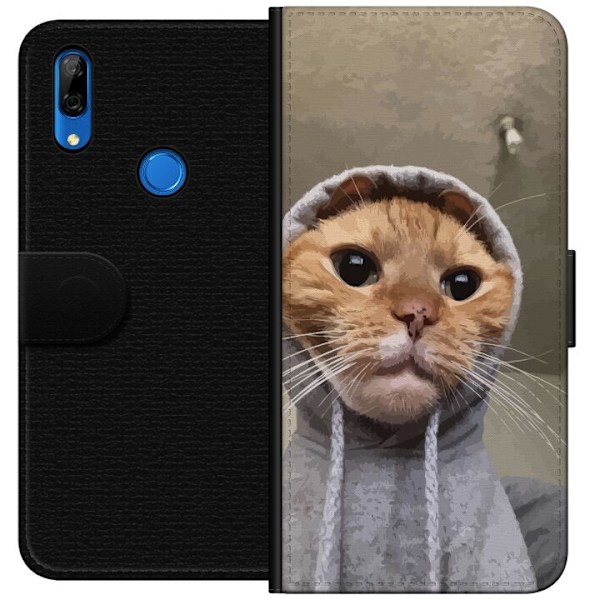 Huawei P Smart Z Plånboksfodral Katt Tröja