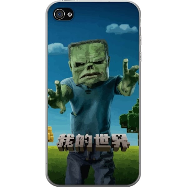 Apple iPhone 4 Gjennomsiktig deksel A Minecraft Movie