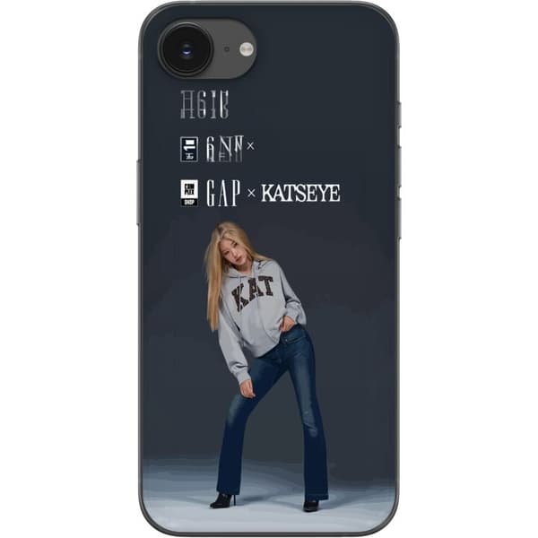 Kompatibel Mobilcover til Apple iPhone 17e KATSEYE blond modebild grå