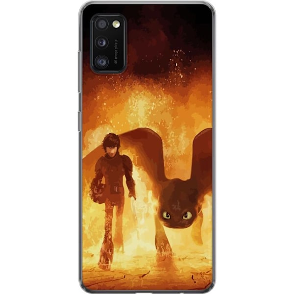 Samsung Galaxy A41 Gennemsigtig cover Drage Træner