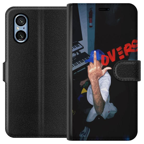 Sony Xperia 5 V Tegnebogsetui Kærlighed Mystik Design Romantisk Motiv Populært Grafisk Mønster Mode Stil