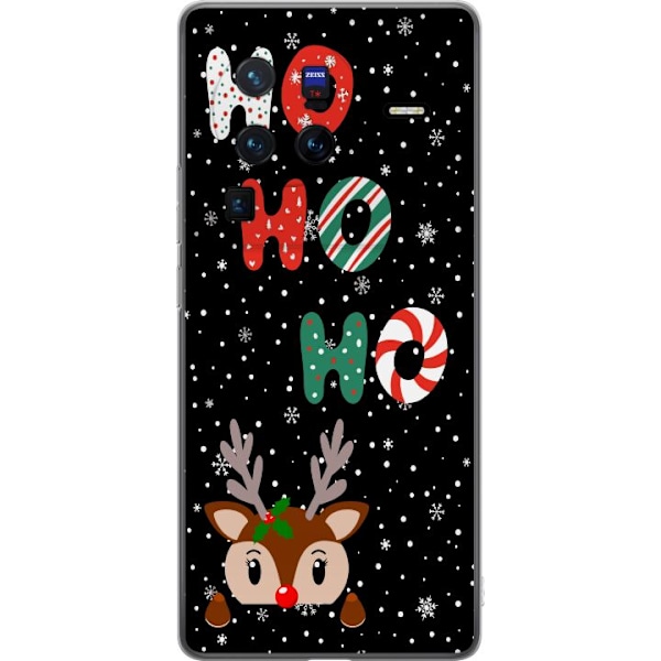 vivo X80 Pro Gennemsigtig cover HO HO HO