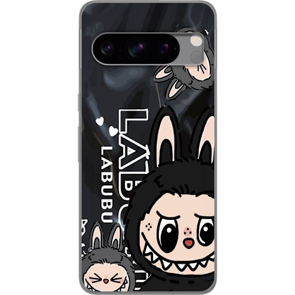 Google Pixel 8 Pro Läpinäkyvä kuori <nl>Labubu Black Energy