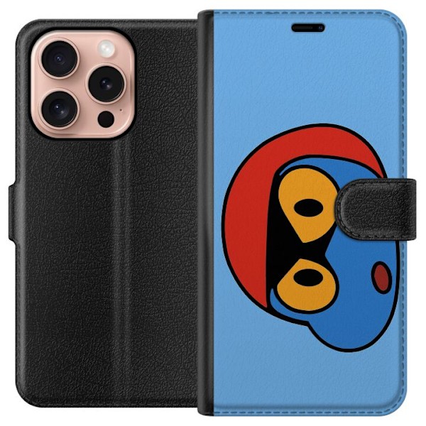 Apple iPhone 16 Pro Tegnebogsetui Bold Bot Head