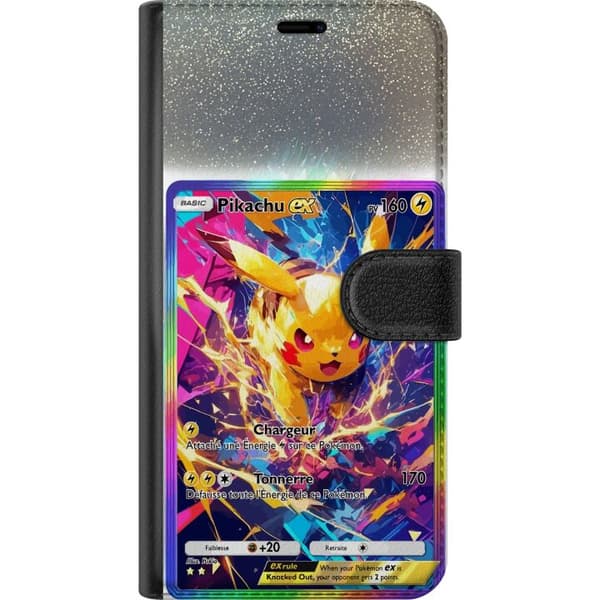 Kompatibel Tegnebogsetui til Apple iPhone 6 Pikachu gul