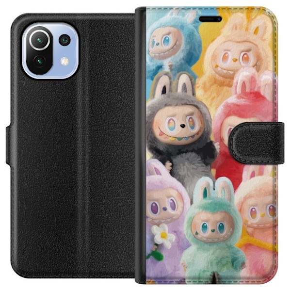 Xiaomi Mi 11 Lite Lompakkokotelo Labubu Luonnos Tyyli