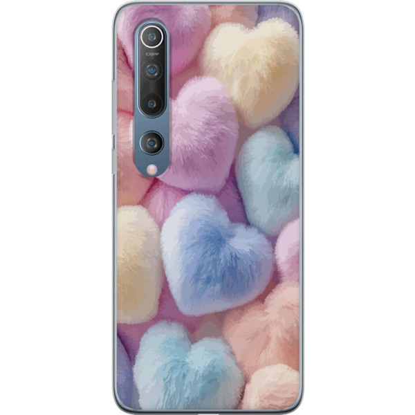 Xiaomi Mi 10 5G Läpinäkyvä kuori Sydämet Rakkaus Graafinen Suunnittelu Romanttinen Teema Suosittu Symboli Graafinen Malli Koristelu