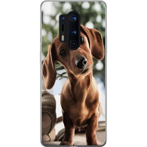 OnePlus 8 Pro Gennemsigtig cover Ung Hund