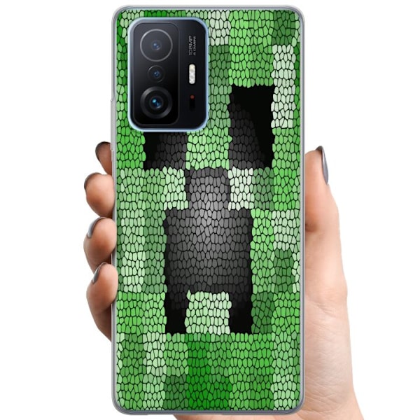 Xiaomi 11T Pro TPU Mobildeksel Creeper / Minecraft