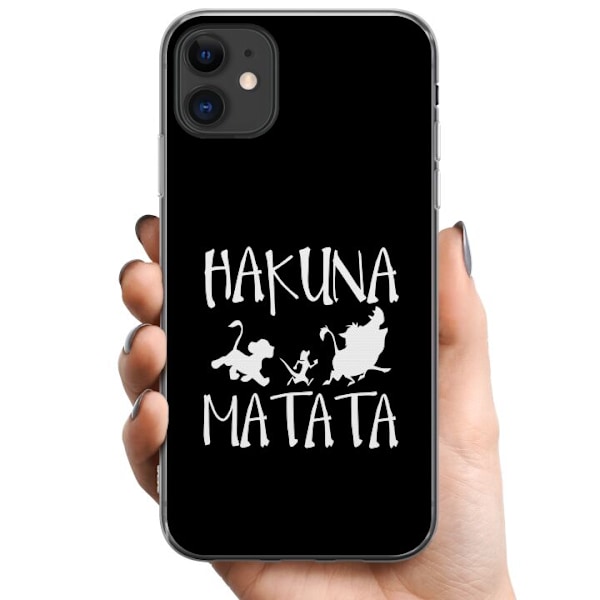 Apple iPhone 11 TPU Matkapuhelimen kuori Hakuna Matata