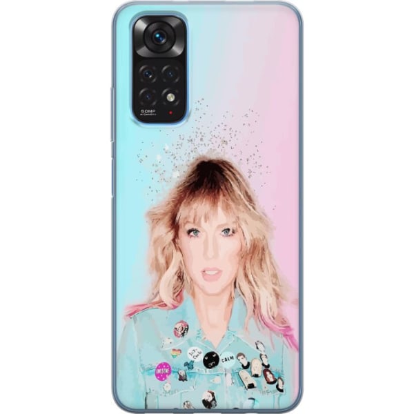 Xiaomi Redmi Note 11S Läpinäkyvä kuori Taylor Swift Runous