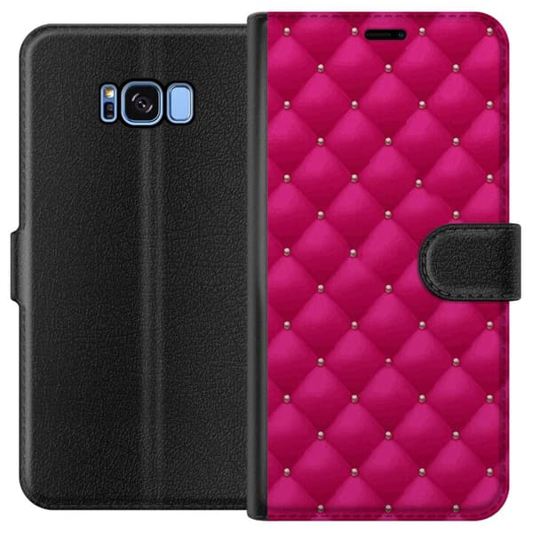 Kompatibelt Lommeboketui til Samsung Galaxy S8 Luksuriøst Rosa