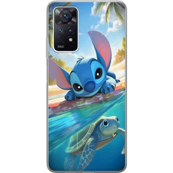 Xiaomi Redmi Note 11 Pro 5G Gennemsigtig cover Stitch med skil