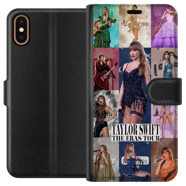 Kompatibel Tegnebogsetui til Apple iPhone X Taylor Swift Eras