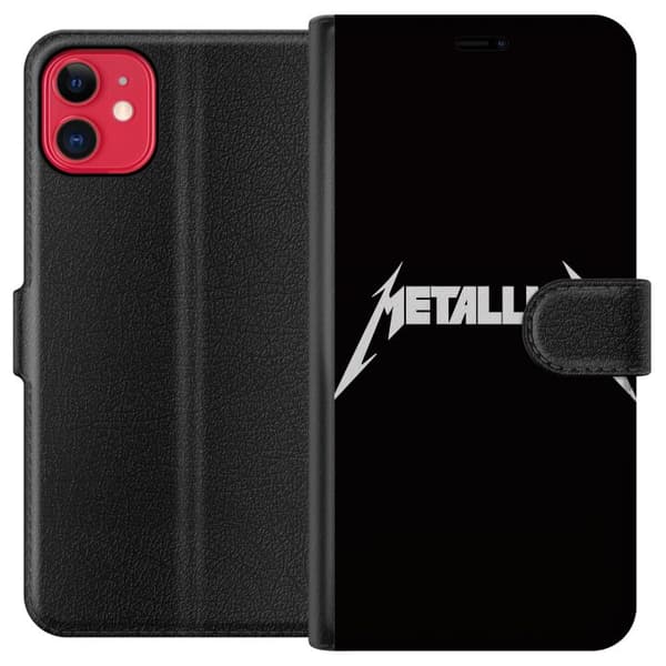 Kompatibel Tegnebogsetui til Apple iPhone 11 Metallica