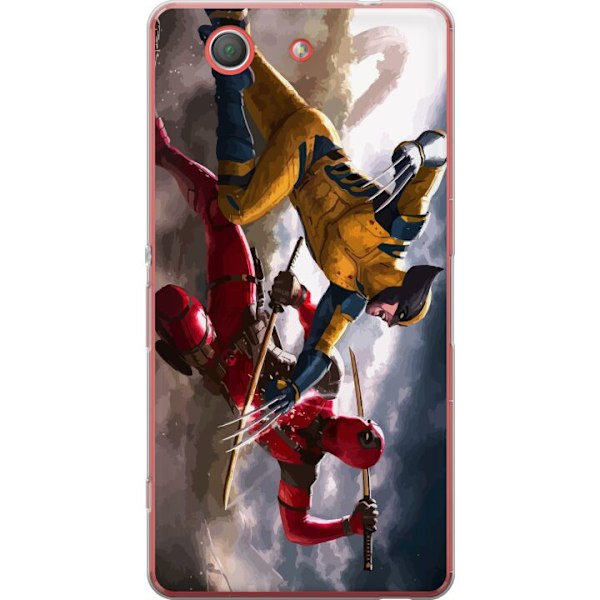 Sony Xperia Z3 Compact Gjennomsiktig deksel Wolverine Deadpool