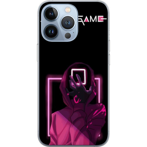 Apple iPhone 13 Pro Läpinäkyvä kuori Squid Game Teema Suosittu Sarja Motiivi Graafinen Ikoninen Suunnittelu Aasialainen Popkulttuuri Jännitys Draa