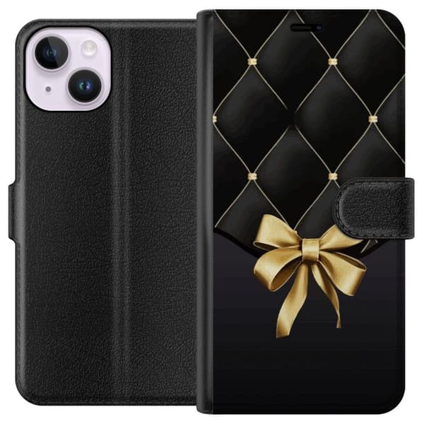 Kompatibel Tegnebogsetui til Apple iPhone 15 Luksuriøs rosette