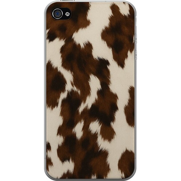 Apple iPhone 4 Läpinäkyvä kuori Värisuihku