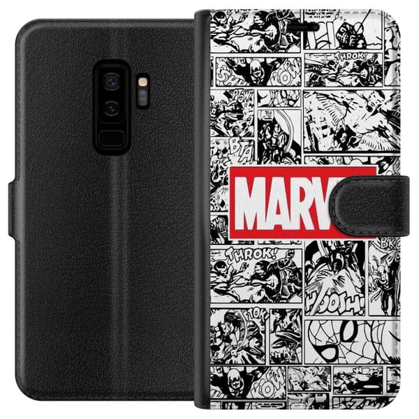 Kompatibel Tegnebogsetui til Samsung Galaxy S9+ Marvel