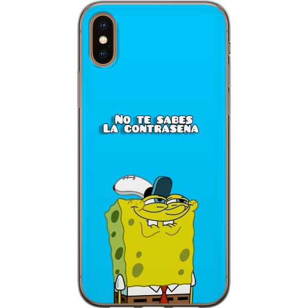 Kompatibelt Mobilskal till Apple iPhone XS SpongeBob SquarePants