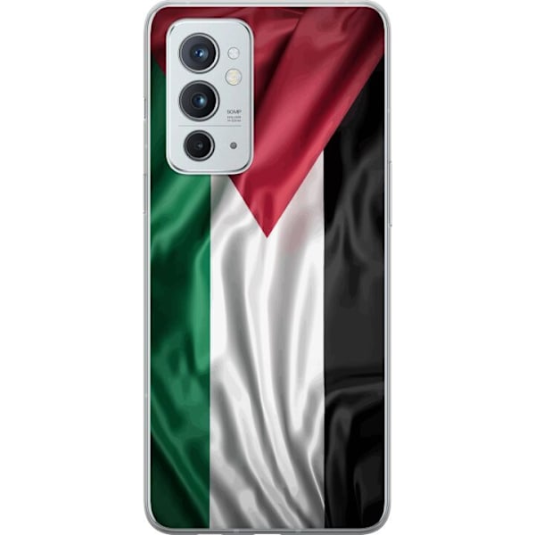 OnePlus 9RT 5G Gennemsigtig cover Palestinaflaget – ikonisk frihedssymbol i rød, sort, hvid og grøn
