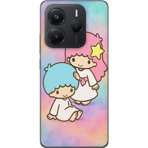 Xiaomi Redmi Note 14 Läpinäkyvä kuori Kawaii Sanrio Kiki Lola Little Twin Stars