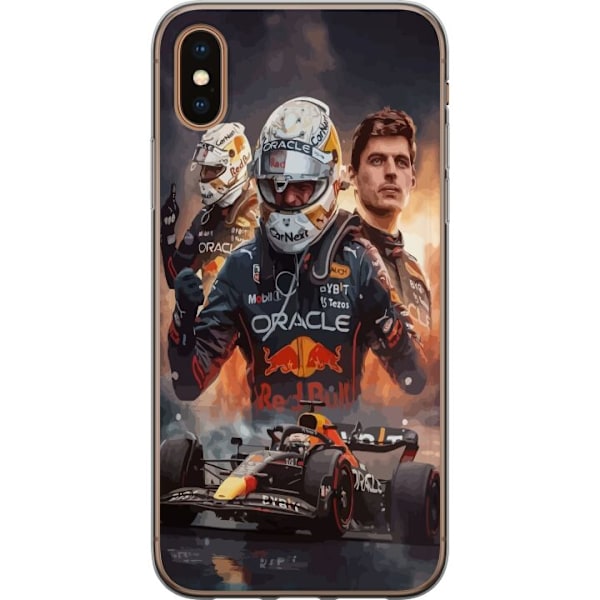 Apple iPhone XS Genomskinligt Skal Formula 1