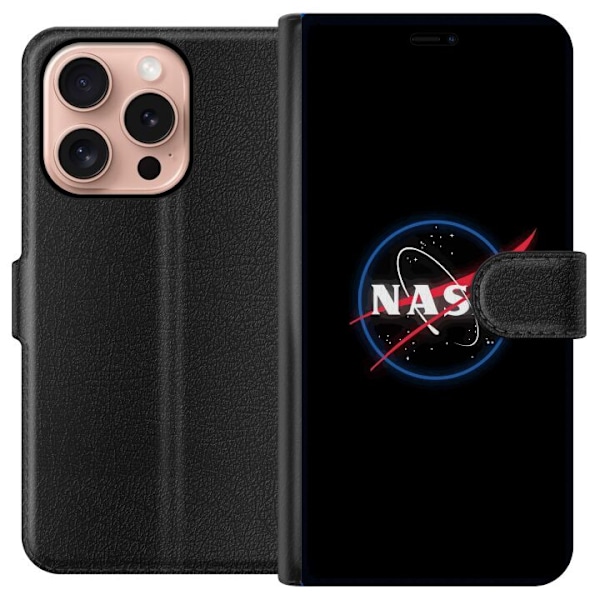 Apple iPhone 16 Pro Lommeboketui NASA Logoen