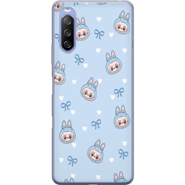 Sony Xperia 10 III Lite Läpinäkyvä kuori Labubu Tuli Henki